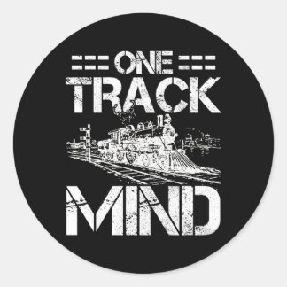 Sticker Rond Train Locomotive Model Train