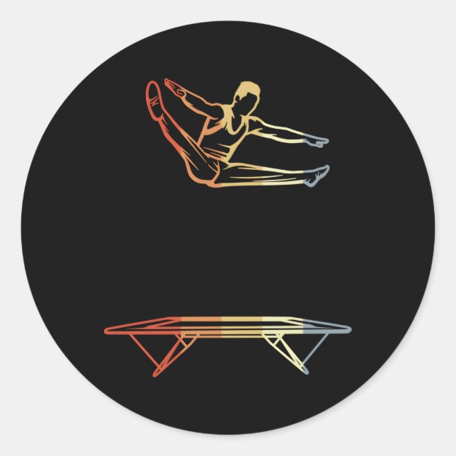 Sticker Rond Trampoline (Devant)