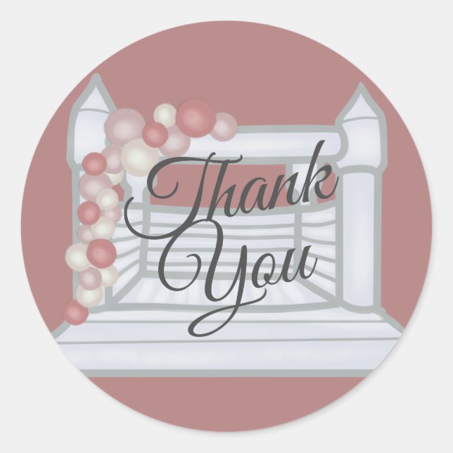 Sticker Rond Trampoline rebondissant Boho (Devant)