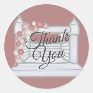 Sticker Rond Trampoline rebondissant Boho