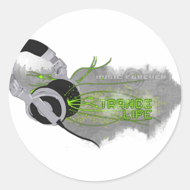 Sticker Rond Trance (Devant)