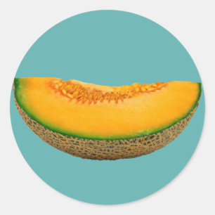 Sticker Rond Tranche de melon