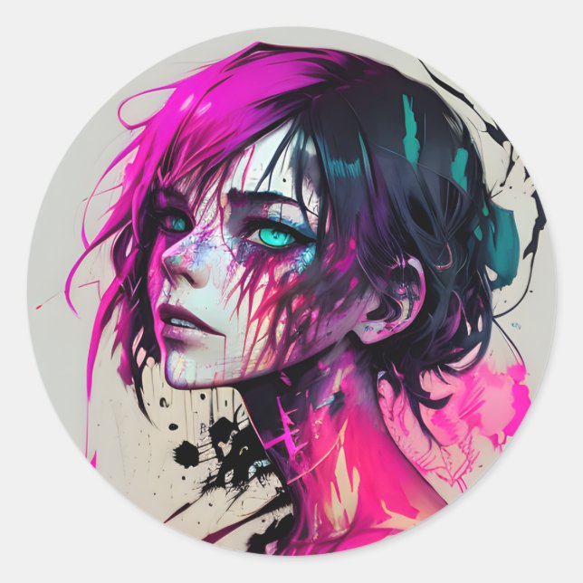 Sticker Rond Transformation (Devant)