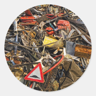 Sticker Rond Trashy !