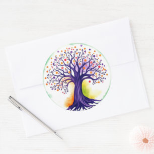 Sticker Rond Tree of Life