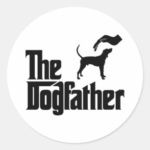 Sticker Rond Treking Walker Coonhound