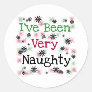Sticker Rond Très coquin