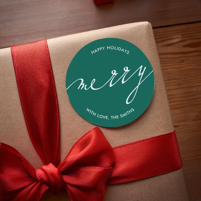 Sticker Rond Très Joyeux Noël (Créateur téléchargé)