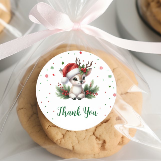 Sticker Rond Très merveilleux temps noël merci (Créateur téléchargé)