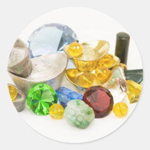 Sticker Rond Trésor