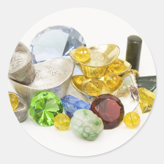 Sticker Rond Trésor (Devant)