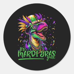 Sticker Rond Trex Dinosaur Parade tenue Shenanigans Costume Ma