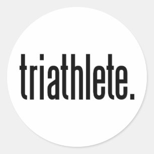Sticker Rond Triathlete.