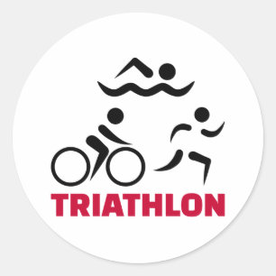 Sticker Rond Triathlon