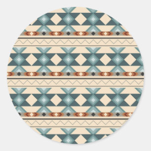 Sticker Rond Tribal, Amérindien, Vie éternelle