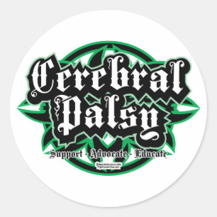 Sticker Rond Tribal de la paralysie cérébrale