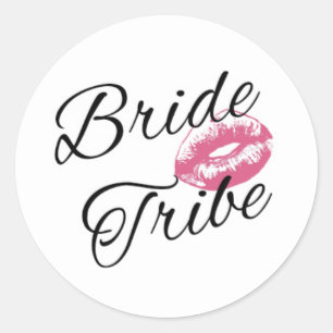 Sticker Rond Tribe de mariée