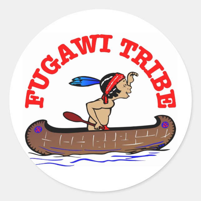Sticker Rond tribu Fugawi (Devant)
