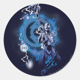 Sticker Rond tribu Indigo 11