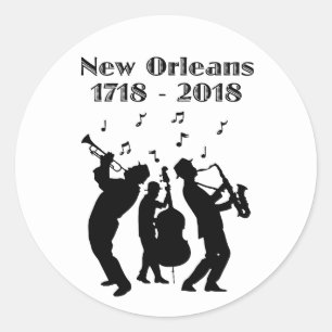 Sticker Rond Tricentenaire historique de la Nouvelle-Orléans