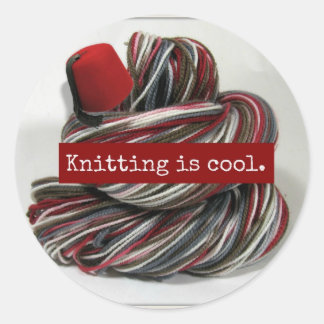 Sticker Rond Tricot Cool