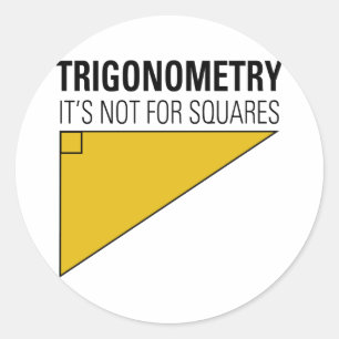Sticker Rond Trigonométrie