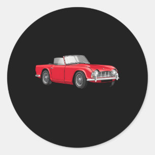 Sticker Rond Triomphe de la voiture de sport britannique Tr4