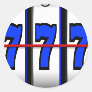 STICKER ROND TRIPLE SEVEN'S SLOTS