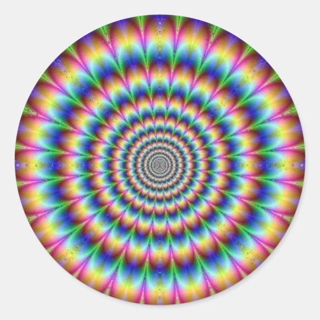 Sticker Rond Trippy (Devant)
