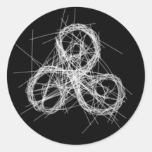 Triskele celtique - Symbole en spirale triple.