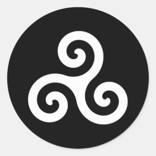 Sticker Rond Triskelion
