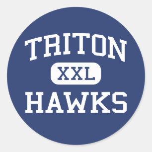 Sticker Rond Triton - Hawks - High - Erwin Caroline du Nord