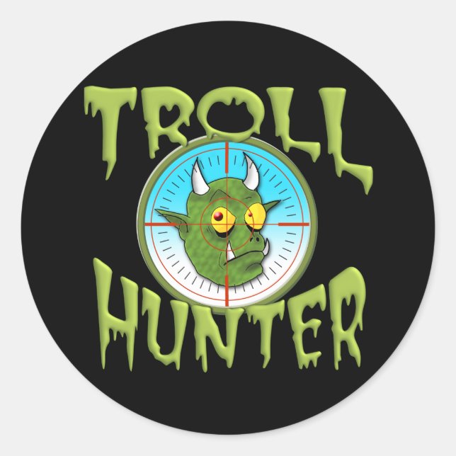 STICKER ROND TROLL HUNTER (Devant)