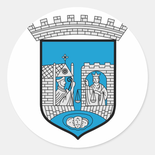 Sticker Rond Trondheim, Norvège (Devant)