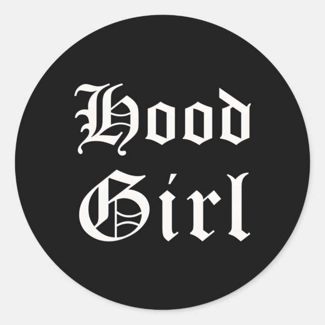 Sticker Rond Trop de crâne Gangsta Ghetto (Devant)