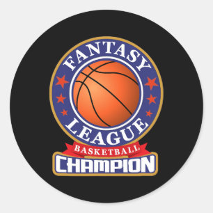 Sticker Rond Trophée de victoire du champion de la Fantasy Sket
