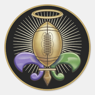 Sticker Rond Trophée saint de NOLA (p)