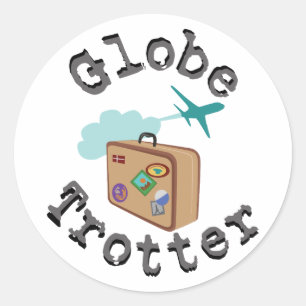 Sticker Rond Trotter mondial