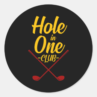 Sticker Rond Trou Dans Un Club Funny Golfeurs Golf Golf Golf