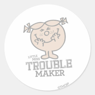 Sticker Rond Trouble Maker