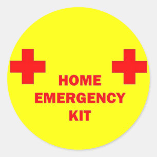 Sticker Rond Trousse d'urgence