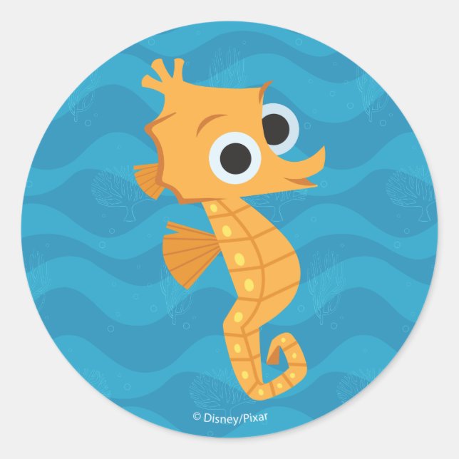 Sticker Rond Trouver Dory | Sheldon (Devant)