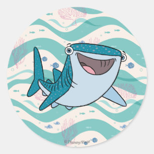 Sticker Rond Trouver le destin de Dory