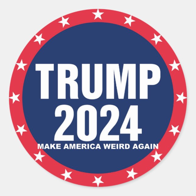 STICKER ROND TRUMP 2024 (Devant)