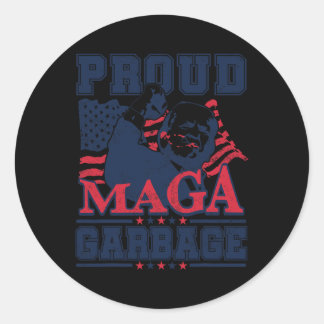 Sticker Rond Trump 2024 Trump : un partisan de Trump Garb