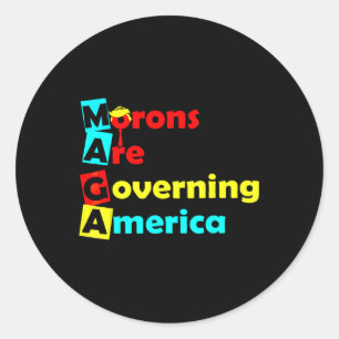 Sticker Rond Trump 2025