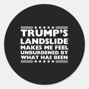 Sticker Rond Trump A Déboursé Par Ce Qui A Été 2024 W