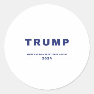 Sticker Rond Trump-a-mania Trumpamania Wrestler Tee Trump Vance