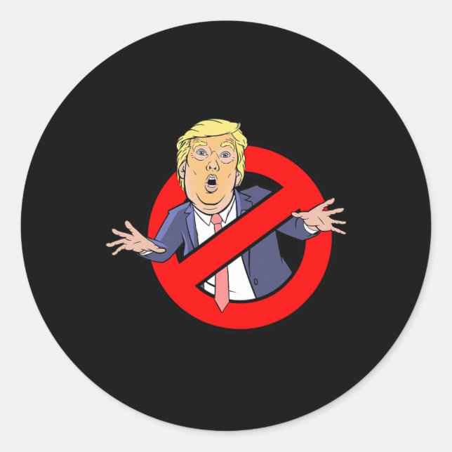 Sticker Rond Trump Busters résiste à la chemise (Devant)