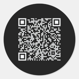 Sticker Rond Trump Dance Qr Funny 45 47 Président Code de danse
